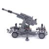 MOC 88mm protilietadlový kanón Tank Vojna Vojenské mestské vozidlo Stavebné bloky pre autá Klasický model Stavebnice Kocky Sady Nápady