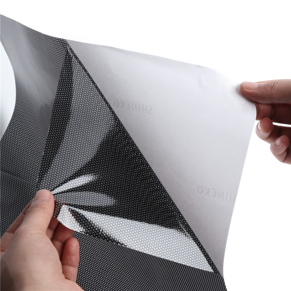 2PCS Curtain Sunscreen Sunshade Sun Shade Sticker Windshield Net Mesh Film UV Protection
