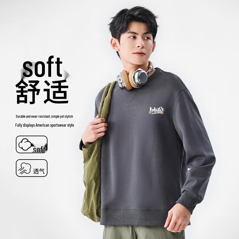 Baleno Men's Heavyweight Crew Neck Sweatshirt