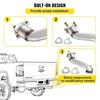 Fits 2001-2016 Chevrolet & GMC Duramax Exhaust Pipe