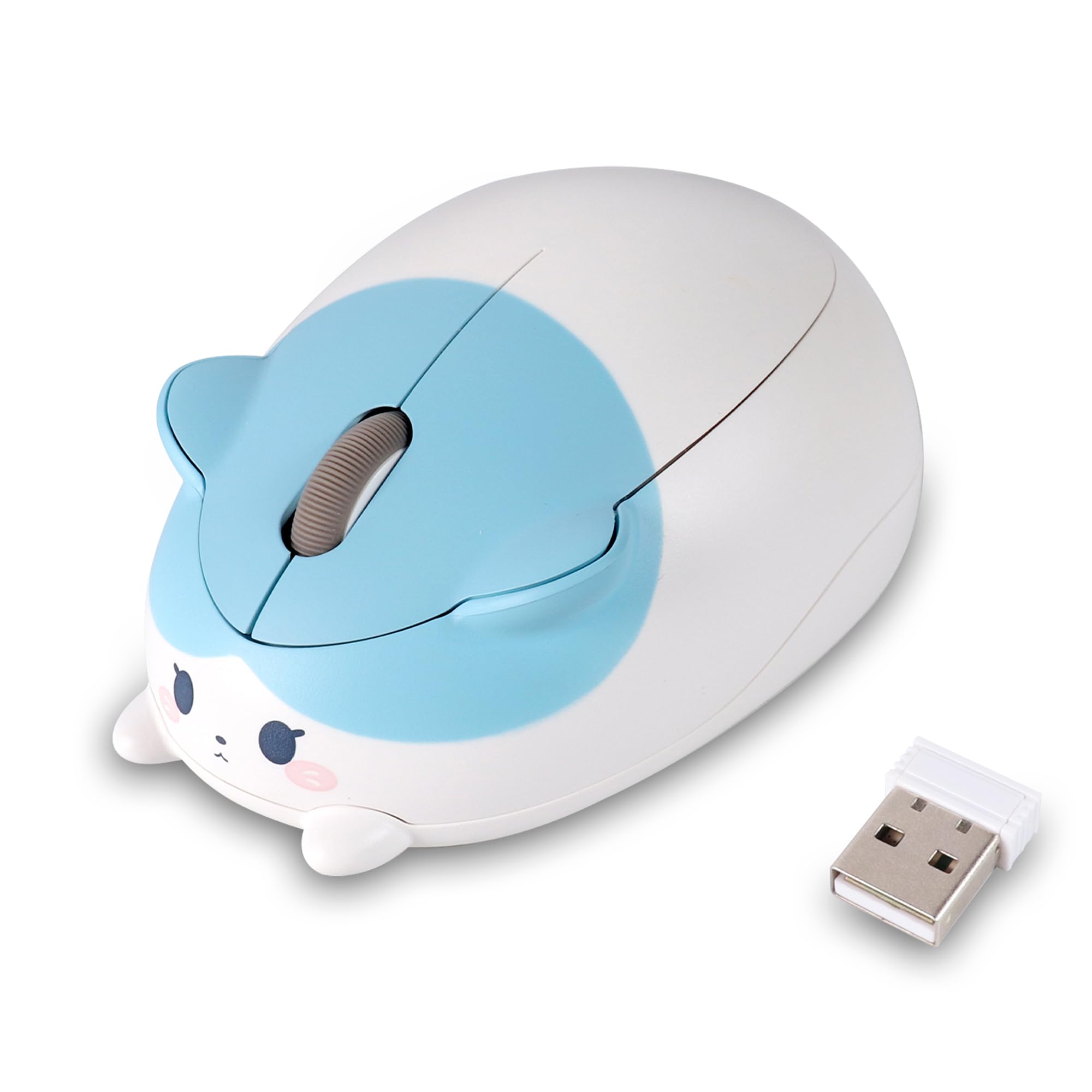 

Wireless USB for Cat Compatible with and PCs 2.4GHz Animal-themed Mouse, Small, Battery-Operated, Quiet, Cordless, Receiver, Compact, Ergonomic, Cute,
