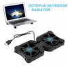 USB Laptop Cooling Fan Stand Notebook Foldable Folding Master For 14in Radiator Notebook Pad Co C9A2