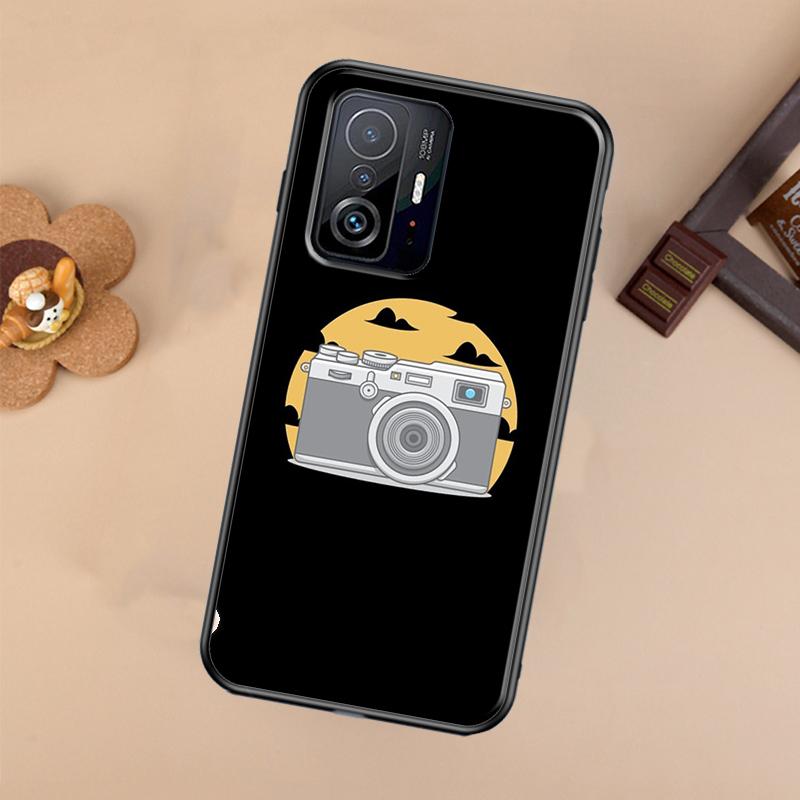 Classic Camera Lens Case For Xiaomi 13 14 Ultra 11T 12T 13T 14T Pro POCO X7 Pro X3 X5 X6 F3 F5 F6 M6 Pro Cover