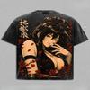 Hot Anime Hell's Paradise Yuzuriha Clothing Men Women Short Sleeve Tshirts Washed Cotton Tee Oversized T-shirt Harajuku T Shirt