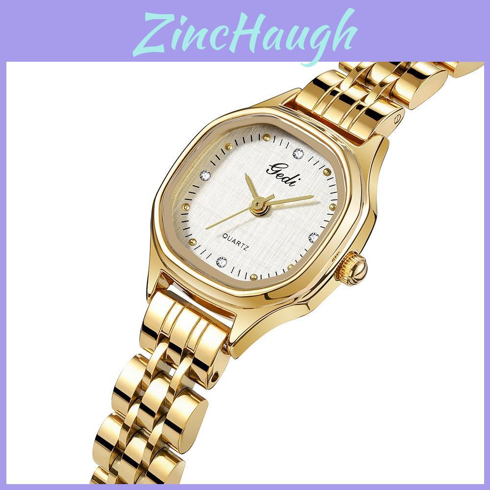 Designer Stainless Steel Ladies Watch With Dual Button Clasp Waterproof For Gift