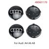 For Audi  A5 4Pcs 60/61/68/69/77/135mm Car Wheel Hub Caps Center Rim Cover Badge Decoration Accessories For Audi A4 A5 A6 A7 A8 Q5 Q7 Hubcap
