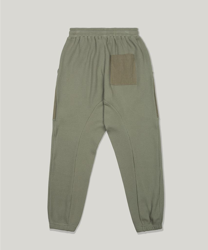 Peullojeulum Round Panel Jogger Pants [Khaki]