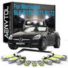 For Mercedes Benz MB SLK-Class R170 R171 R172 SLK200 SLK280 SLK300 SLK350 1996-2015 Car Accessories LED Interior Light Kit