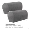 2 Pieces Armrest Covers,Armchair Slipcovers for recliner Comfortable Sturdy Washable Chairs