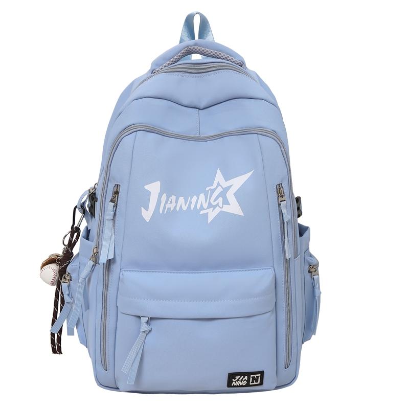 Backpack Men's Large Capacity Computer Travel Backpack Female Junior High School Student Schoolbag