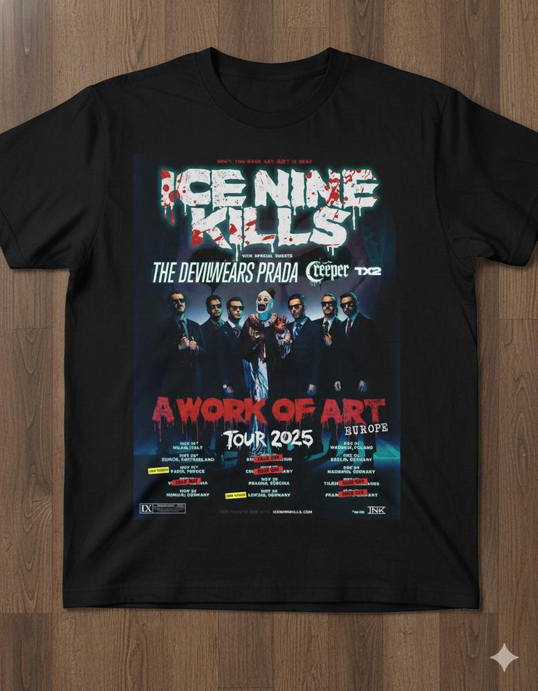 Ice Nine Kills MEN BLACK T Shirt cotton  S-5XL  For Fans Unisex T-Shirt XL