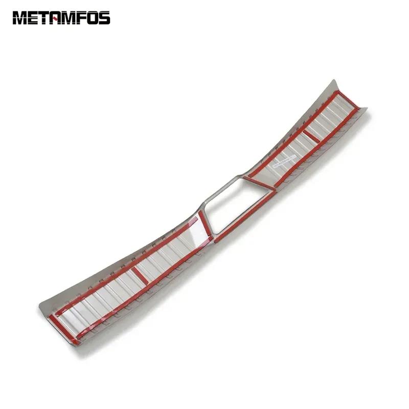 For Mazda CX-3 CX3 2014-  2024 Interior Rear Trunk Bumper Foot Plate Tail Door Sill Scuff Guard Plate Car Accessories