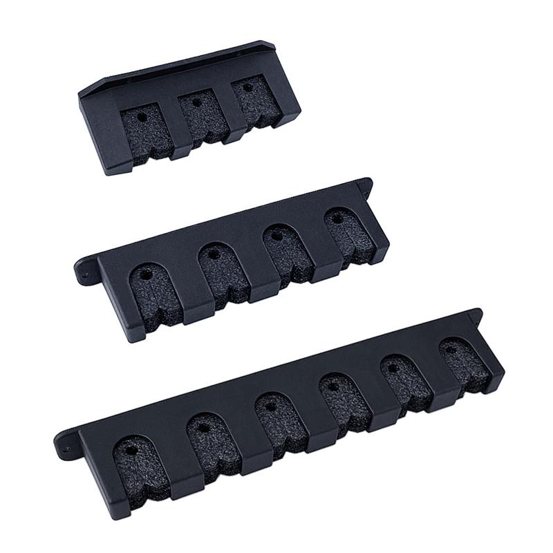 Portable Fishing Rod Rack Fishing Rod Storage Holder Wall Mount for Garage Carps Cabin Basement Holds 6/4/3 Fishing Rod