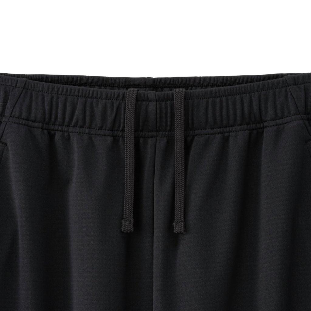 NaviDry Training Knit Long Pants and UV UPF Size L Men's Wear, Shorts, Moisture-Wicking, Quick-Drying, Protection, 15, Black/Silver, (Product Code