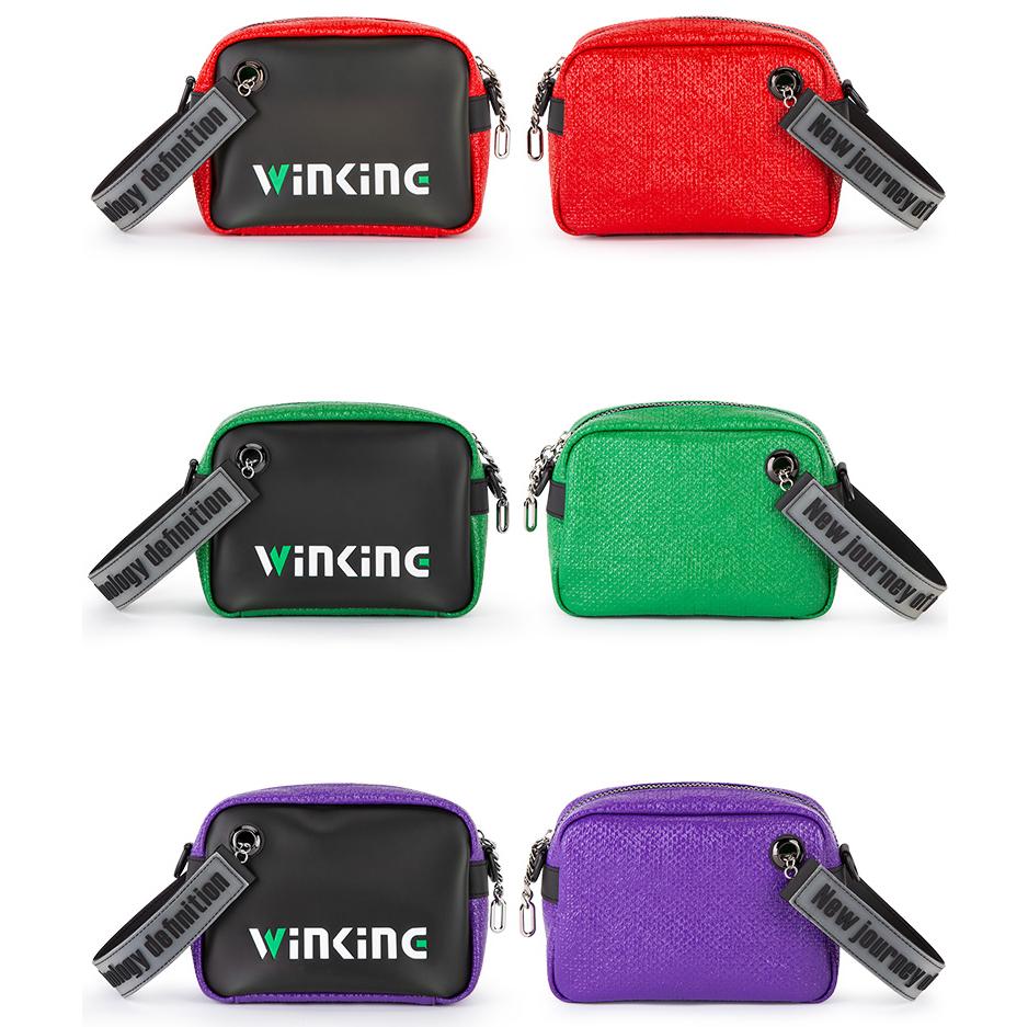 Männer Frauen Leinen + PU Leder Handtasche & Messenger Bag Kleine Handytasche Männlich Weiblich Mini Geldbörse 2022 Neuer Street Trend Umhängetasche für Jungen Mädchen