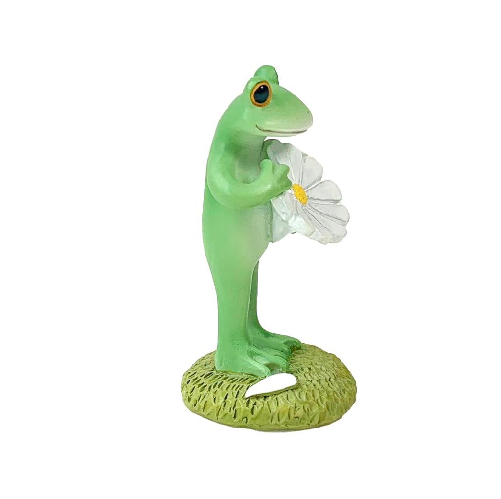 DAIKAI Copo Flower Fortune Telling x x cm Frog Ornament Result? 2.7 2.6 5.1
