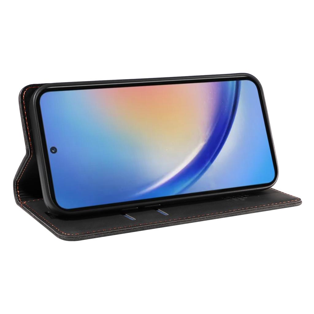 BETOPNICE 003 for Samsung Galaxy A35 5G Magnetic Phone Case RFID Blocking Card Slots Cover