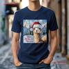 Alpaca My Bags for the Holidays T Shirt Snow Art Christmas S OrnaUnisext Theme Animal Casual Idea Vintage Washed Homme Fashion