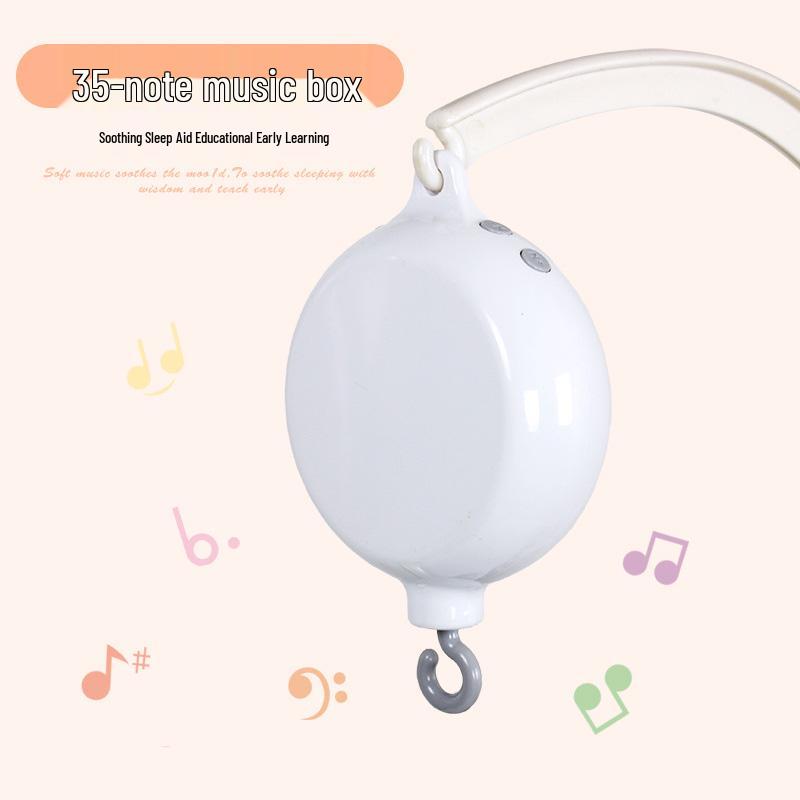 

Rotating Musical Crib Mobile with 35 Melodies – DIY Baby Bed Bell Ornament