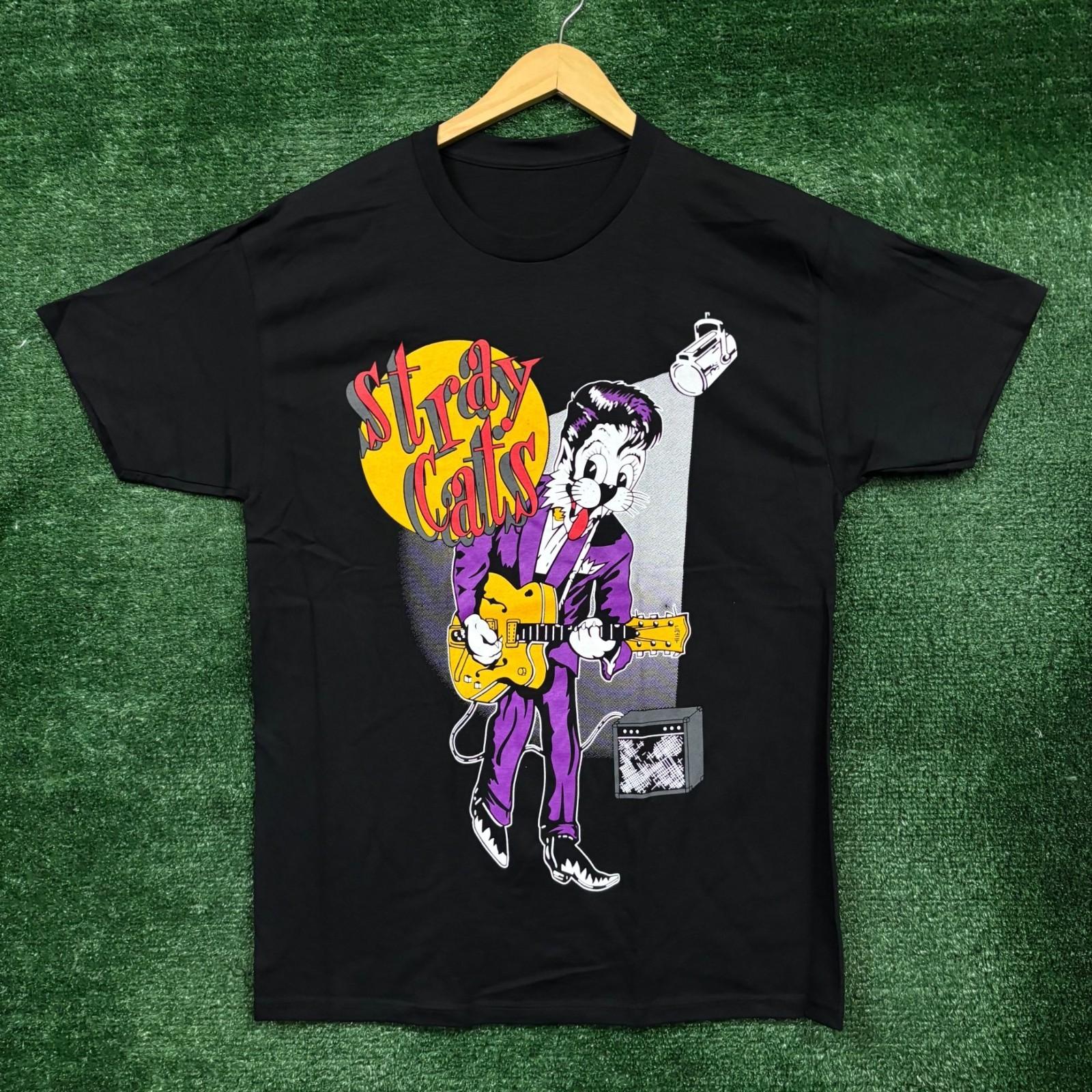 Stray Cats Runaway Boys Album Rockabilly Band Size Medium Unisex T-Shirt M
