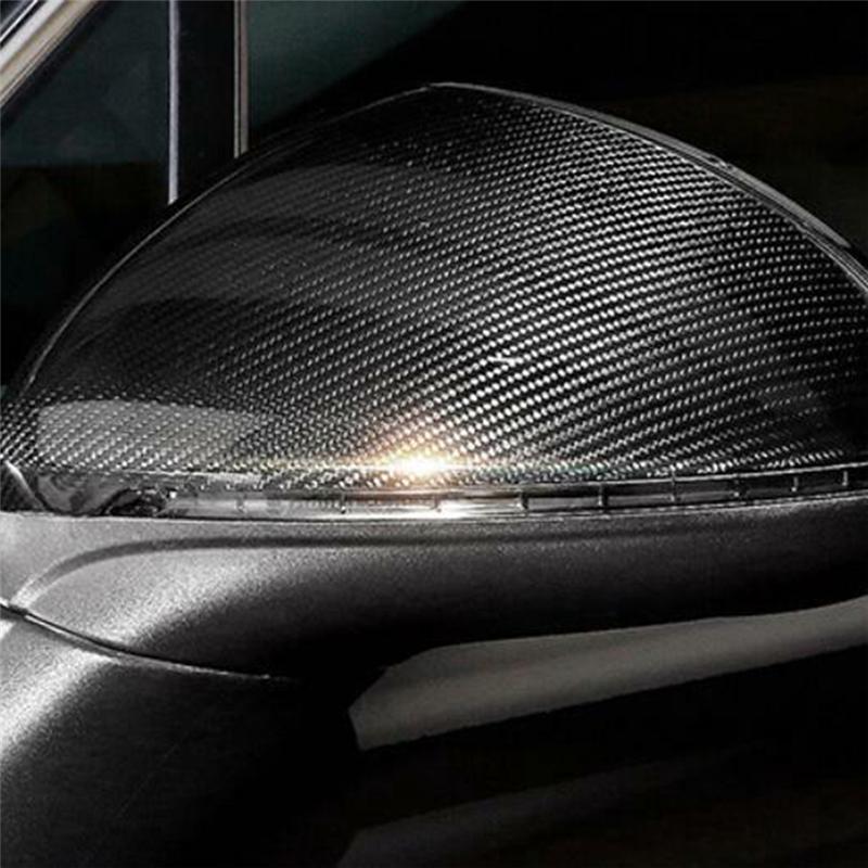 

Car Accessories Modified Carbon Fiber Rearview Mirror Covers Rear View Mirror Caps For Porsche Cayenne 2015-2017