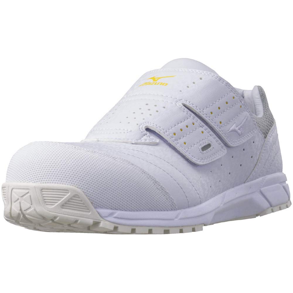 Mizuno Almighty AS Safety with JSAA Standard Work Size 29 3E Shoes, Lightweight, Anti-Static, Strap, (Type A), White, Cm,