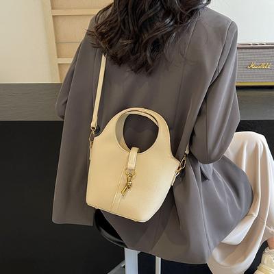Fashion Handbag Niche Bucket Bag Women's 2025 New Simple Shoulder Bag High-end Messenger Bag