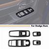 For 11-24 Dodge Ram 3500/2500 Carbon Window Lift Switch Button Panel Cover Trim