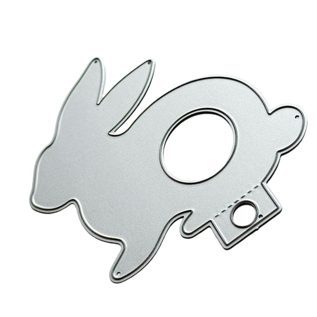 Animal Rabbits Shape Die Cut Metal Embossing Templates Carbon Steel Cutting Dies for Card Making Scrapbooking Packaging
