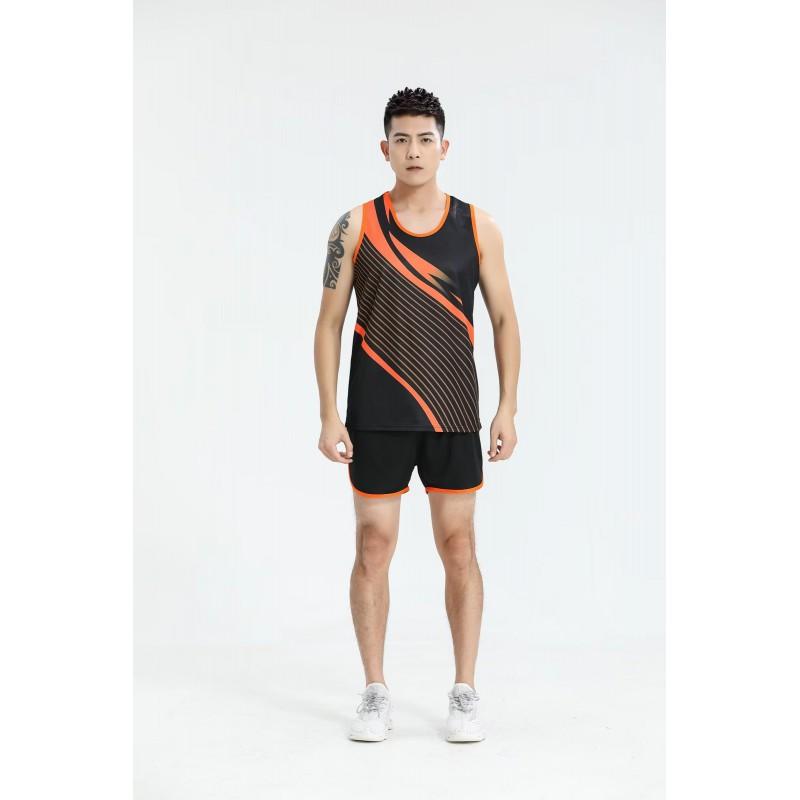 Track Field Training Suit Kids Adults Breathable Running Sportswear Competitions