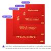 Boneng Welcome Mat Entrance Doormat Red Carpet Loop Pile Floor Mat for Home Entrance And Reception Area, 80x120cm