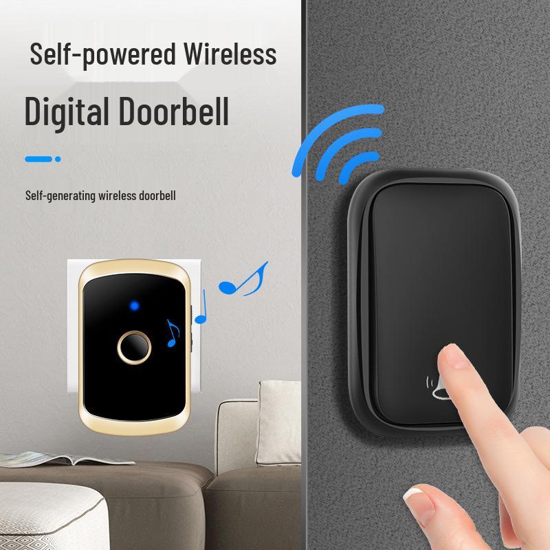 Smart, Self-Powered Wireless Doorbell: Ultra-Long Range, Waterproof, One-to-Three Callers