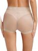 Womens Lace Trim Mesh Boyshorts High Stretch Underwear for Daily Club Wear