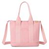 16oz Japanese-Korean Style Women's Tote: Single Shoulder, Crossbody, Large Capacity, Simple Canvas Handbag