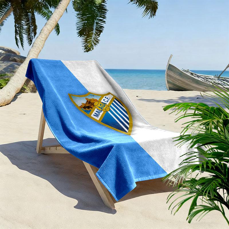 Málaga logo Beach Towel, Large Soft Quick Dry Towel for Beach Camping Swimming