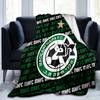 Maccabi Fußball Club Bedruckte Decken Weiche Flanelldecken für Sofa Bett Geschenke für Männer Frauen Picknickdecke Weihnachtsgeschenke