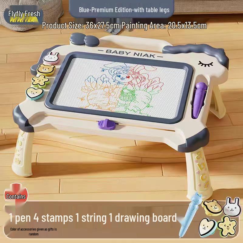 Colorful Magnetic Drawing Board for Kids - Detachable Writing & Graffiti Tool for Kindergarten Learning