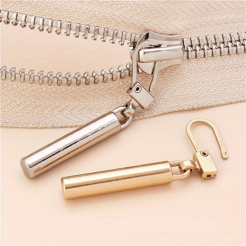 1pcs Detachable Metal Zipper Pullers for Zipper Sliders Head Zipper Pull Tab DIY Sewing Bags Down Jacket Zippers Repair Kits