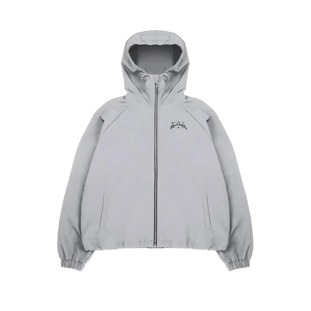ZYLLO Streetwear Y2k Tepláková bunda Retro Klasický Potisk Větrovka na Zip Mikina s Kapucí Pánská Dámská Móda Harajuku Bomber Bunda Topy