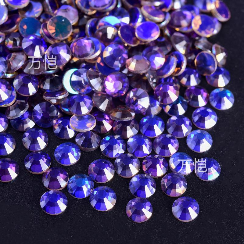 Ss3-Ss16 Mixed Size Flat Bottom Drill, Mobile Phone Case Diy Sticker Diamond Crystal Glass, Creative Nail Art Jewelry Accessories