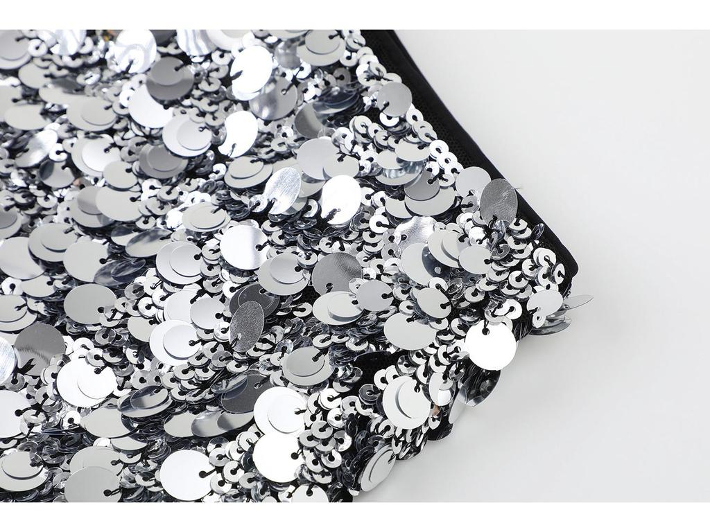 In Stock: 2025 Winter Women's High-Waisted Sequin Bodycon Skirt, Casual & Versatile