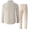 Spring And Autumn Men's Long Sleeved Pants Jackets And Versatile Casual Pants Men's 2pcs Clothing Set