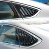 For Ford Mondeo Fusion 2013-2018 Car Rear Louver Window Side Shutter Cover Trim Sticker Vent Scoop ABS Carbon Fiber Accessories