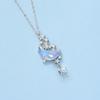 Collares Con Colgante Trend Temperament Moon and Star Crystal Pendant Necklace For Women Charm Choker Jewelry Gifts Fashion