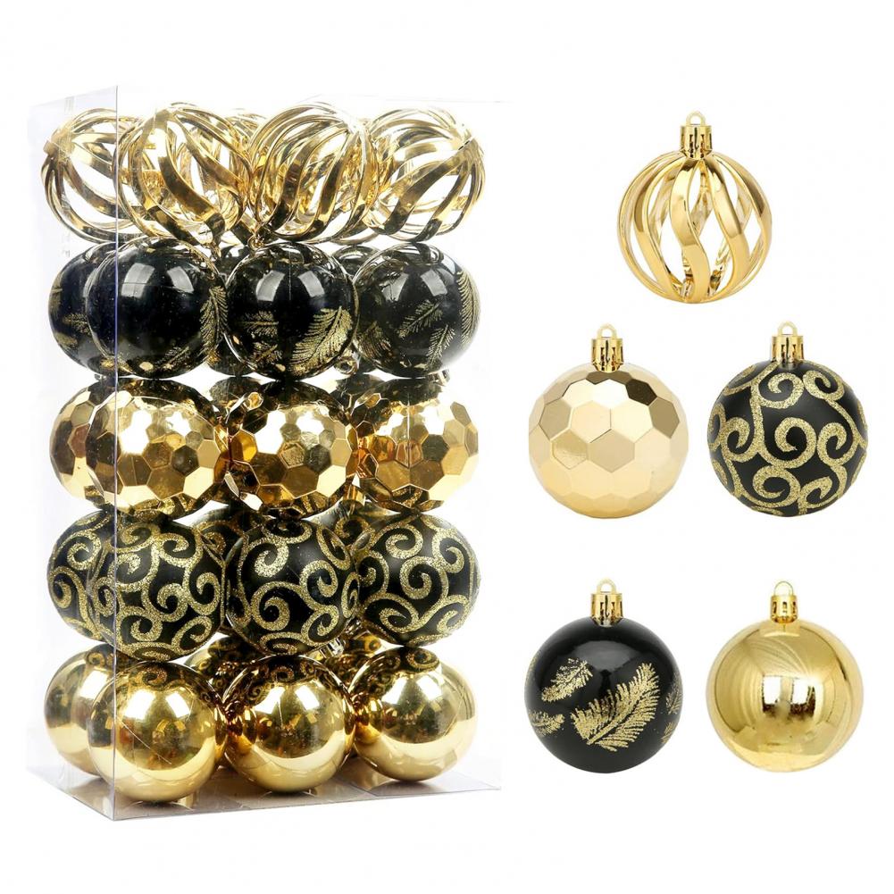 Bruchsichere Weihnachtskugel-Hängekugeln Festliche Dekorationsornamente für den Weihnachtsbaum