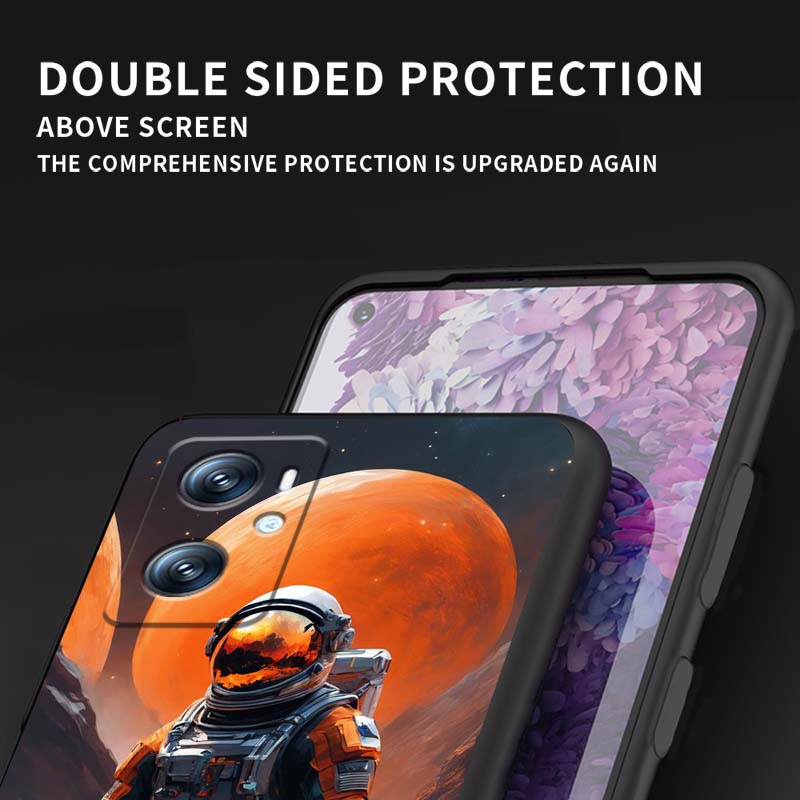 Model Rider Cool Phone Case For OPPO Reno 5 6 7 A96 A40 A58 Realme GT A74 A78 Neo2 A74 A78 Find X5 X3 X7 X8 Black