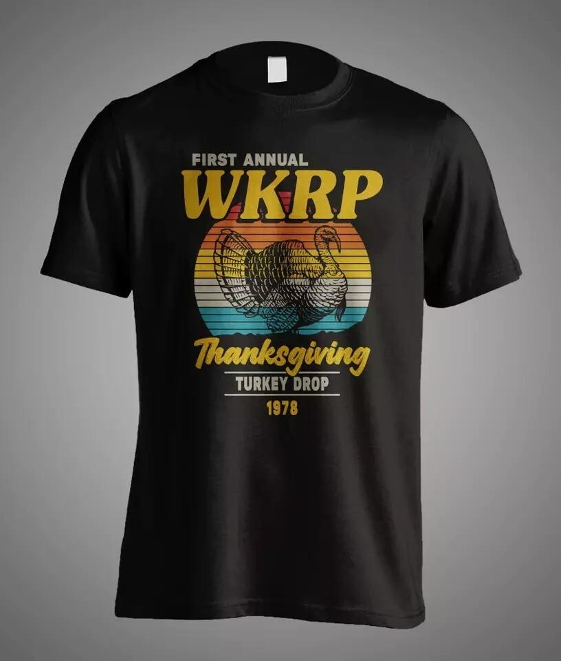 

Thanksgiving Day WKRP Turkey Drop 1978 In Cincinnati Retro Funny Gift T-Shirt Unisex T-Shirt XXXL