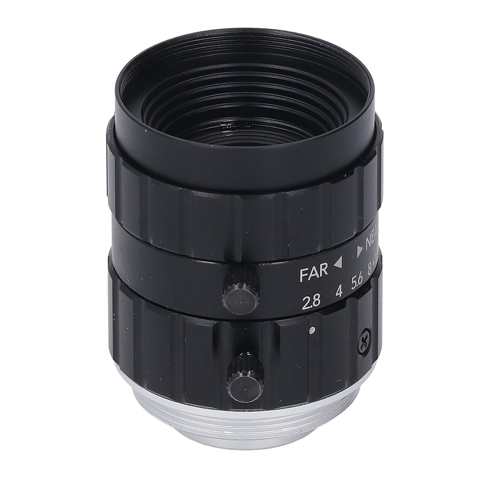 

C Mount Lens 12MP 2 3 25mm Focal Length F2.8 Aperture High Resolution Low Distortion Wide Angle Industrial Lens