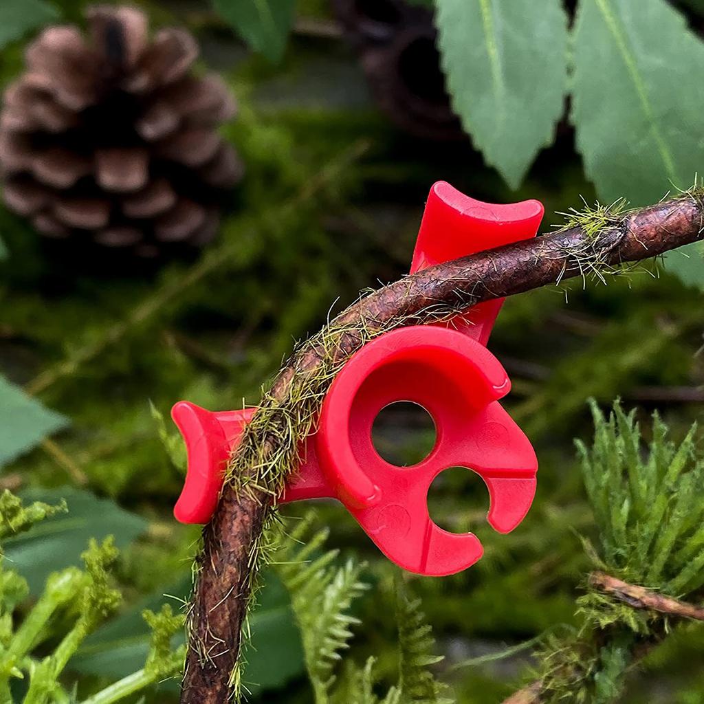 50/100Pcs Plant Clamp Bending Device Flower Vine Branches Plant Stem Training Clips Plant Growth Bender Control Support Clamps