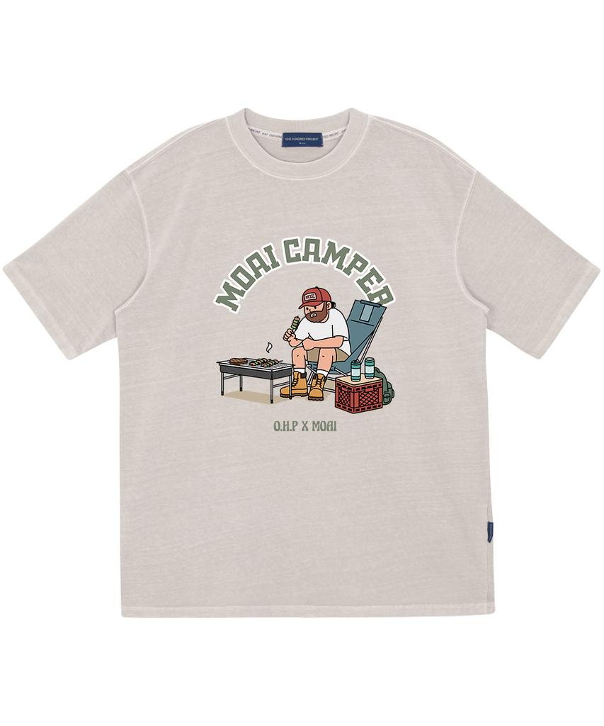 OHP Ohpxmoai Camsung No. 1 Pigment Short Sleeve T-Shirt